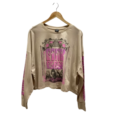 Pink Floyd Womens  Size 16 Beige and Pink Top