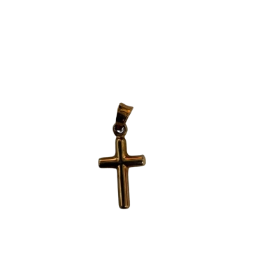 Womens Pendant Gold Cross
