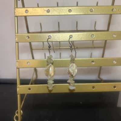 925 Stirling silver and mother of pearl earrings 
