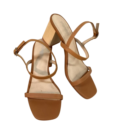 Piper Womens  Size 36 Leather Heels Brown 