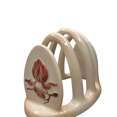 Vintage Carltonware Hand Painted Ceramic Toast Rack