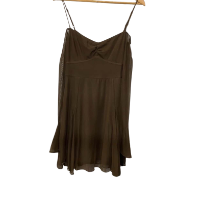 Princess Polly  Size 12 Brown Mini Drezs 