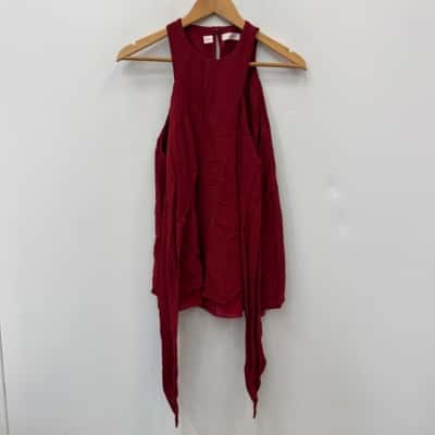 Sass & Bide Red Top - Size 14  