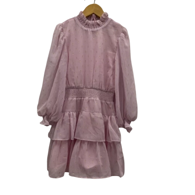 Saffron & Clover Kids Dress With Frills Size 8 Lavender RRP$100