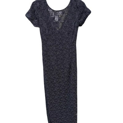 Perfect Womens  Size 12 Black Beaded Formal Dress 