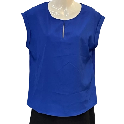 Portmans Womens  Size S Short Sleeve Top Blue 