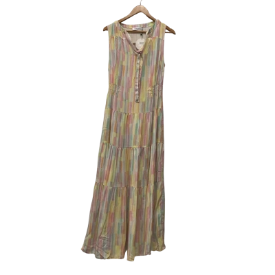 Serafina Womens  Size XS Maxi Dress multicoloured pastel 
