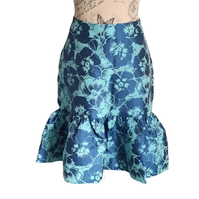Trelise Cooper Womens  Size 12 Tiered Skirt Blue / Floral BNWT