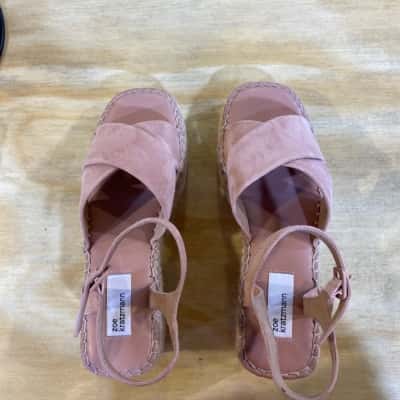 Zoe Kratzmann Womens Sandals Size 38 Khaki / Pink  