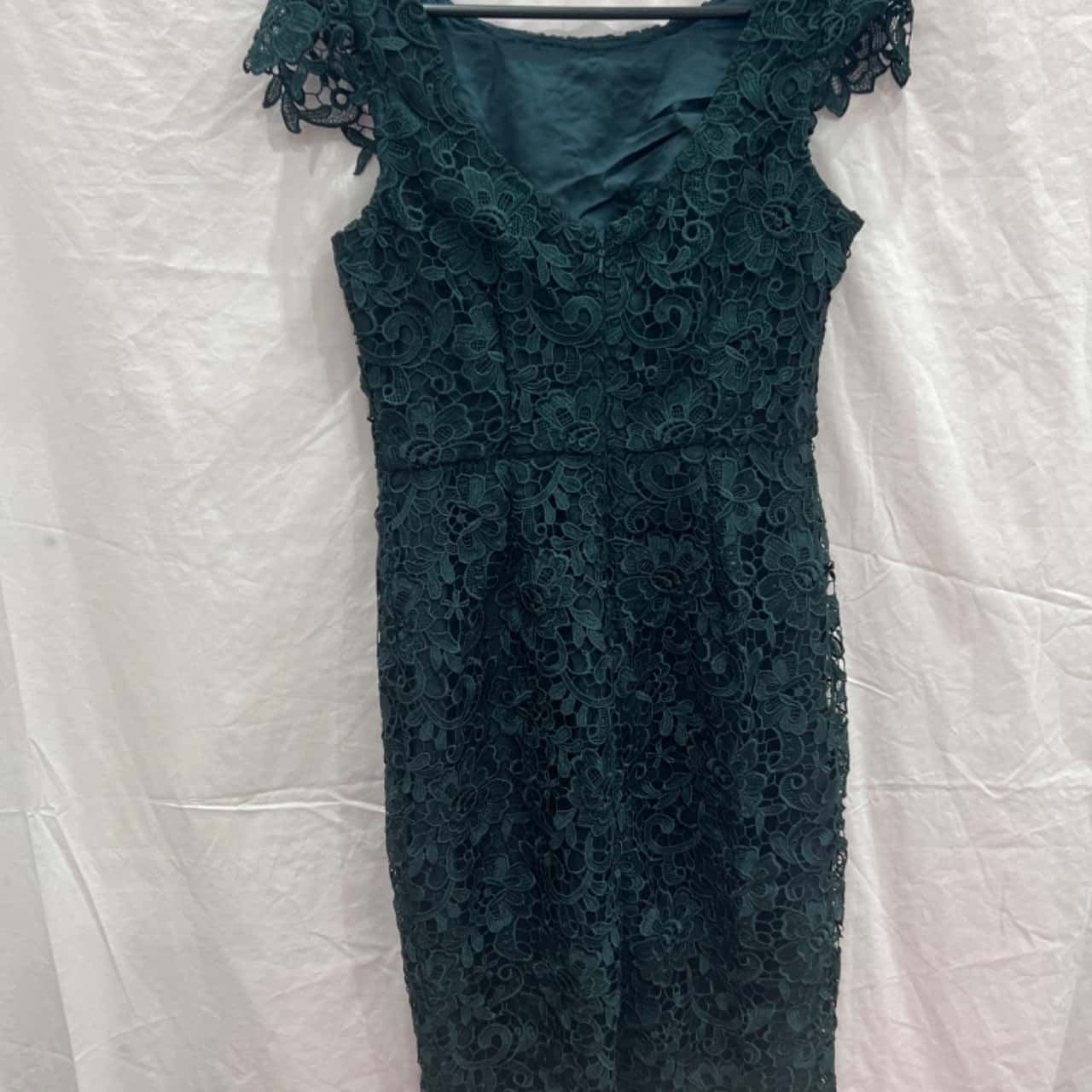 Review Womens Size 12 Green Dress (s)