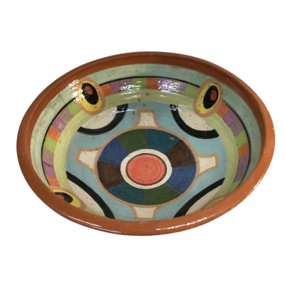 Gus McLaren Glazed Large Bowl Approx 25 x 11cm