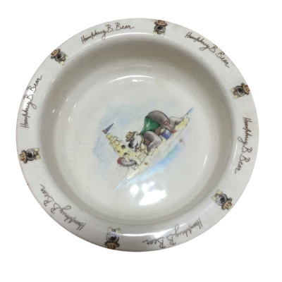 Vintage Humphrey Bear ceramic bowl