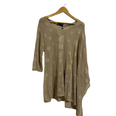 Taking Shape Womens  Size S ‘Miranda Jumper - Salsa & Spice, Gold top