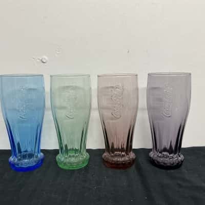 Set of 4 Vintage-Style Coca-Cola Glasses 