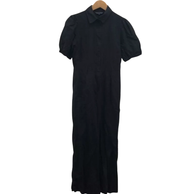 French Connection Womens  Size 8 Short Sleeve Jumpsuit Black  