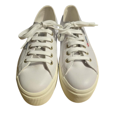 Superga Womens  Size 37 Sneakers White 