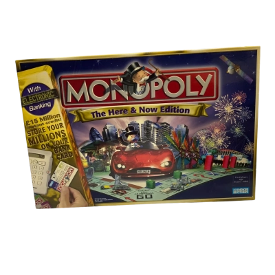 Monopoly the here and now edition electronic banking