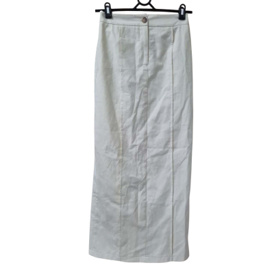 Mika & Gala  Womens Size 8 Maxi Skirt Off White 
