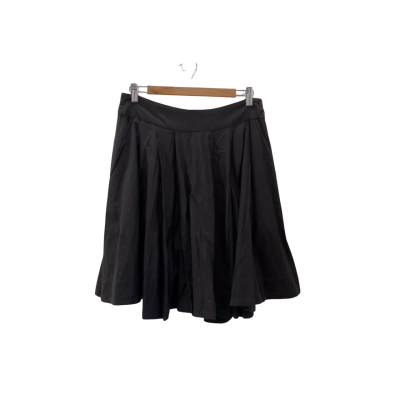 Gorman Womens  Size S Pleated Skirt Black  