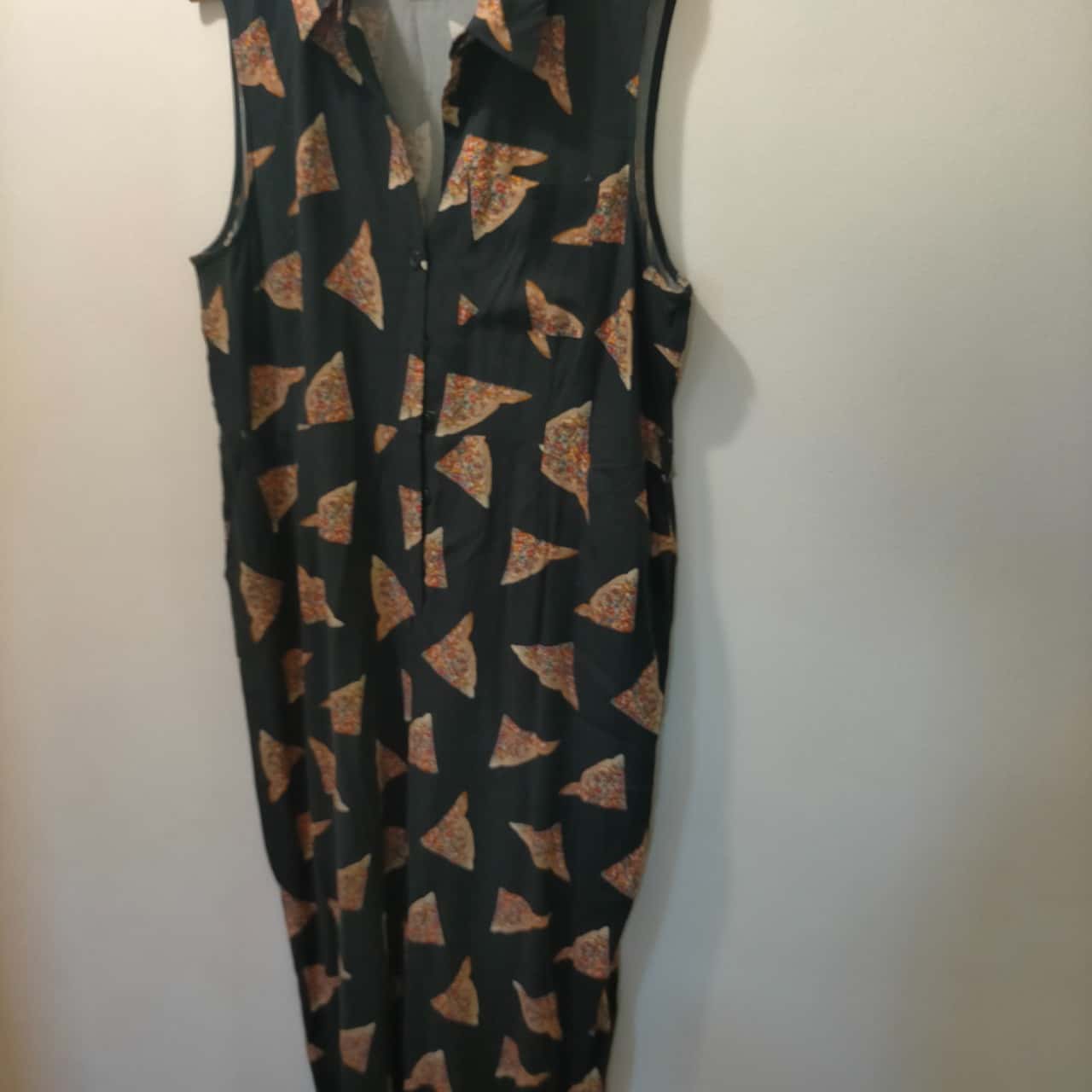 Dangerfield FAIRY BREAD Print Size 18 Jumpsuit Black VGUC(s)
