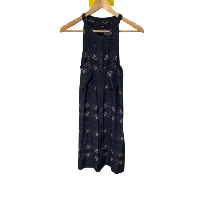 Saba Silk Dress  Size 12 Blue 