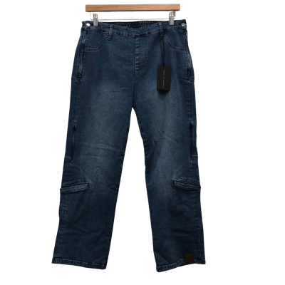 Christina Stephens Adaptive Fashion Womens  Size L Jeans Blue BNWT$199