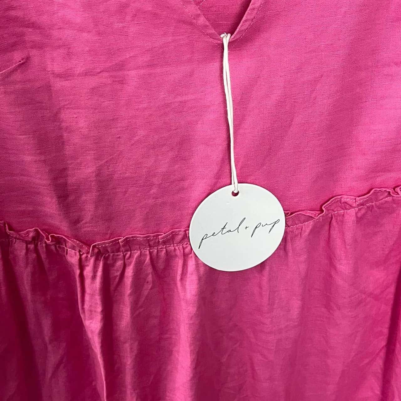 strapless open back dress Pink Bunny Peter Pan Collar Puff Sleeve Cotton Jersey Dress (3mths-6yrs)