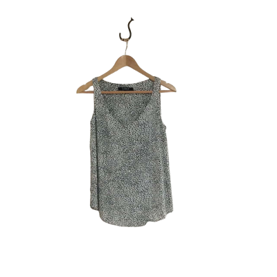 Cable Melbourne Women's Size XS Sleeveless Top Animal print / Black  / White 