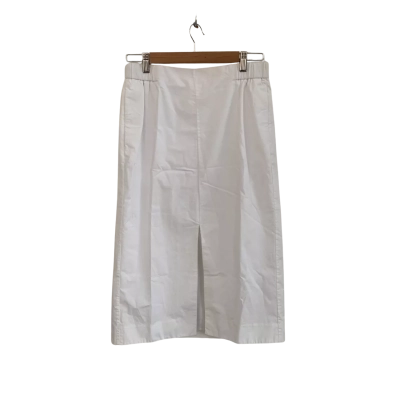 COS Womens  Size S Midi Skirt White 