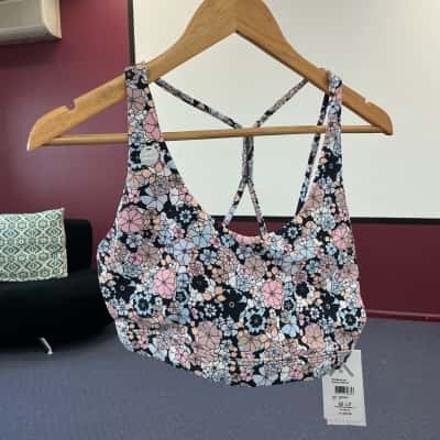 Rockwear Womens  Size 12 Bikini Top Floral 