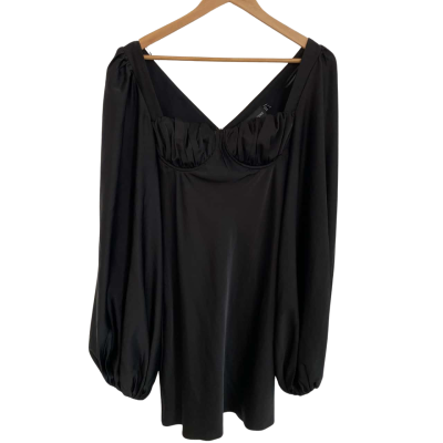 Jagger & Stone Womens  Size 8 Long Sleeve Dress / Mini Dress Black  