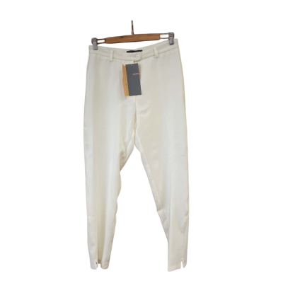 Liz Jordan Womens  Size 10 slim leg button white pant