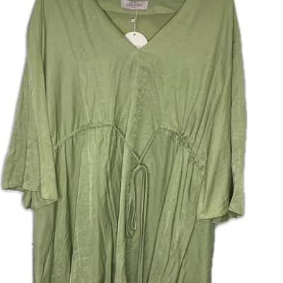 Serafina Womens Sea foam maxi dress