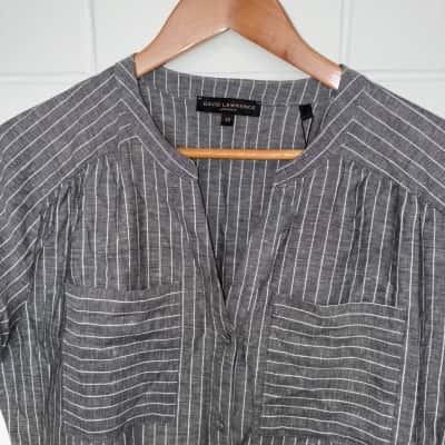 BNWT David Lawrence  Size 12  Grey / Striped 