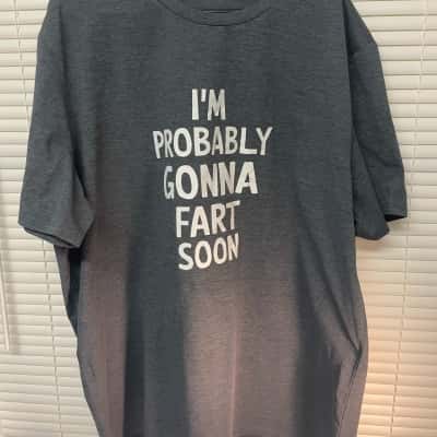 Fart Soon T-shirt - Blue (4XL) 