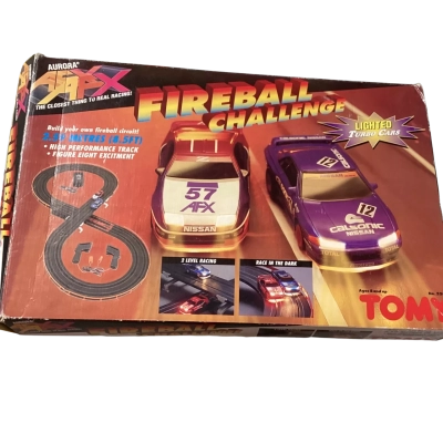AFX FireBall challenge Nissan cars