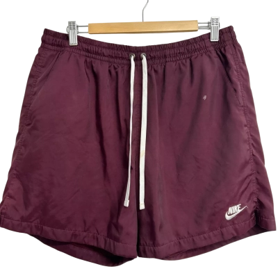 Nike Mens Size L Maroon Shorts