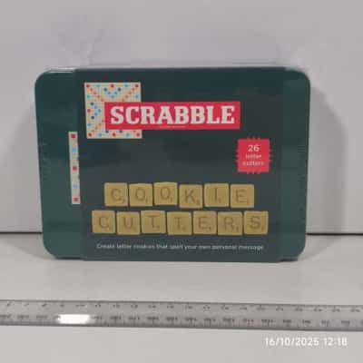 Scrabble Cookie Cutters 