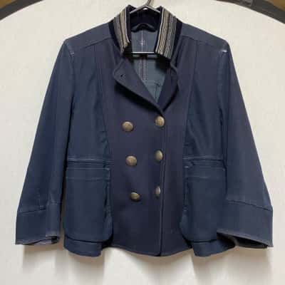  Unisex  Size 10 Navy Blue jacket