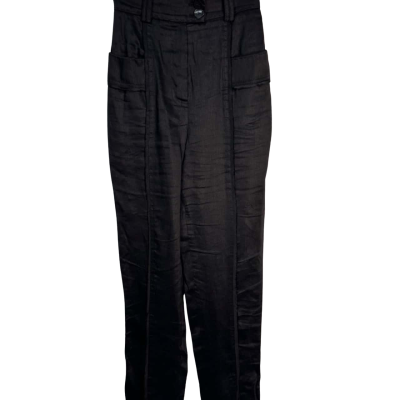 AJE Womens  Size 6 High Waisted Pants Black  