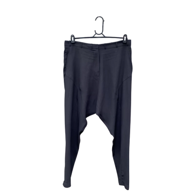 Womens Scanlan Theodore Size 10 Silk Pants Black  