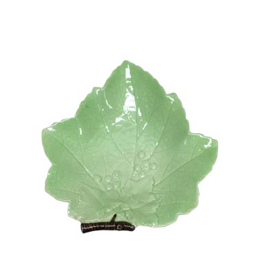 Vintage Carlton Ware Porcelain Leaf Dish - Circa 1950s