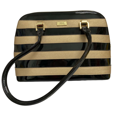 Serenade Womens Handbag Black  / Gold 