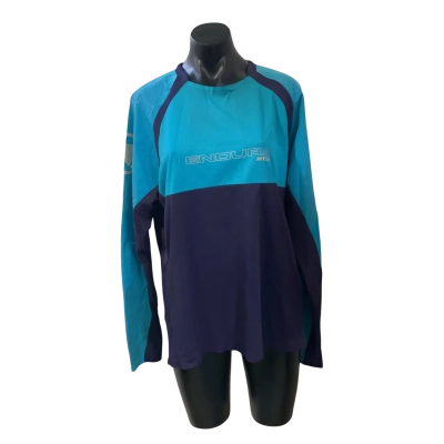  Endura   Size L Long Sleeve Top Blue / Purple 