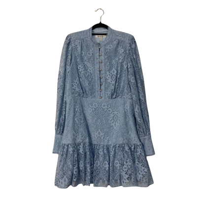 BNWT Forever New Womens Eden Lace Mini Dress Size 14 Blue RRP$199.99