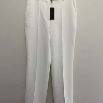 Saba Womens Size 10 Dharma Wide Leg Pants White NEW with TAGS