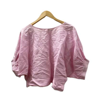 Gorman Womens Top Size 8 Pink Linen