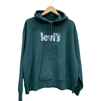 LEVI’S Cotton Green Hoodie 2XL. New