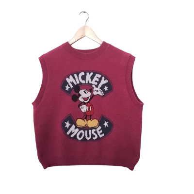 Keiko Unisex One Size Sweater Vest Pink  