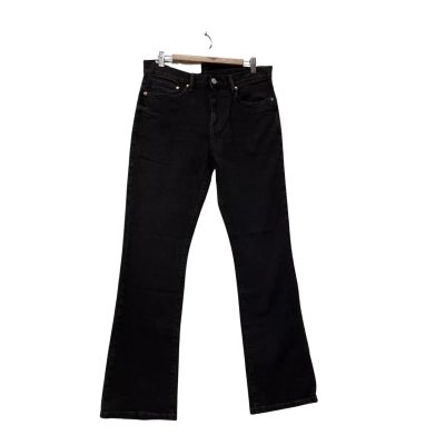 H&M Mens  Size 31 Slim Fit Jeans flare Black  